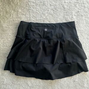 Athleta Ruffle Momentum Skirt Black XS
